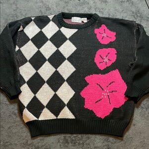 Vintage 1980’s Chateau Sweater - Made in Korea - Academia